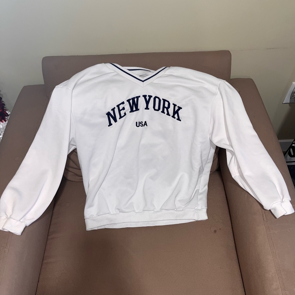 White New York USA Sweatshirt